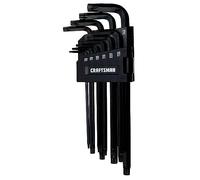 CRAFTSMAN CMHT26031 - Set di chiavi a brugola con testa sferica, Torx, 10 pezzi