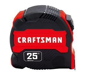 CRAFTSMAN CMHT37443S - Metro a nastro con frazioni di marketing, retrattile, lama con bloccaggio manuale