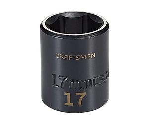 CRAFTSMAN CMMT15845 CM 3/8IN DRV SHALLOW METRIC-17MM
