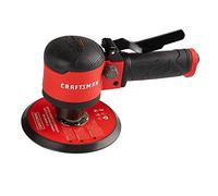 CRAFTSMAN CMXPTSG1014NB Levigatrice a doppia azione, finitura senza vortici, controllo della velocità regolabile, costruzione resistente, ideale per progetti in legno e metallo, rosso, 15,2 cm
