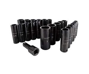 CRAFTSMAN Deep Impact Socket Set, SAE, 1/2-Inch, 23 Pieces (CMMT16970)