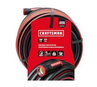 Craftsman Heavy Duty Professional Grade Black Garden Hose, 100 Feet x 5/8 Inch