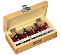 Craftsman Set di 6 punte per fresa con punta in metallo duro Craftsman