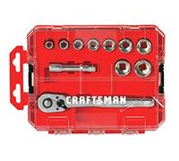 CRAFTSMAN Set di chiavi a bussola con cricchetto, SAE, attacco 3/8", 11 pezzi (CMMT12026)