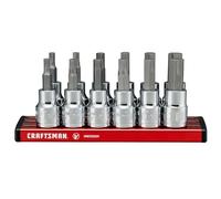 CRAFTSMAN Set di chiavi a bussola esagonali SAE e MM, 3/8", serie V, 12 pezzi (CMMT17735V)