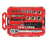 CRAFTSMAN Set di chiavi a bussola Nano SAE, attacco da 3/8", 24 pezzi (CMMT12012)