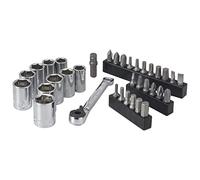 CRAFTSMAN Set di chiavi a bussola SAE e metriche da 1/4", 35 pezzi (CMMT12005LZ)