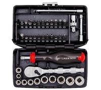 CRAFTSMAN Set di prese V-SERIES, Shallow SAE, 1/4" Drive, 38 pezzi (CMMT45750V)