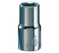 CRAFTSMAN Shallow Socket, SAE, 1/4-Inch Drive, 1/4-Inch, 6-Point (CMMT43493)