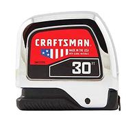 CRAFTSMAN Tape Measure, Chrome, 30-Foot (CMHT37370S)