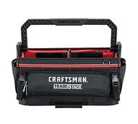 CRAFTSMAN TRADESTACK System Borsa portautensili con cerniera, 22 pollici, poliestere, nero/rosso (CMST21451)