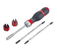 CRAFTSMAN V-SERIES CMHT68142V - Set di cacciaviti a cricchetto 3 in 1 con punte multiple assortite, 18 pezzi