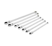 CRAFTSMAN V-SERIES CMMT87400V - Set di chiavi a cricchetto con testa flessibile, SAE, 7 pezzi