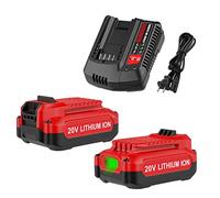 Craftsman V20 Craftsman V20 - Batteria al litio da 20 V e caricabatterie per CMCB202 CMCB204 CMCB206 CMCB201 CMCB100 CMCB124 con caricabatterie CMCB104 Craftsman da 20 V