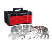 Craftsman VERSASTACK CMMT45309 - Set di attrezzi meccanici con attacco da 1/4" e 3/8", cassetta degli attrezzi resistente a 3 cassetti inclusa, 262 pezzi
