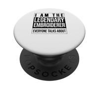 Craftsmans Birthday born Ricamatrice PopSockets PopGrip Adesivo