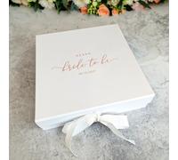 Craftwalla Scatola regalo per la futura sposa, cesto dei ricordi di nozze personalizzato con pellicola, regalo perfetto per fidanzamento, addio al nubilato e sorpresa per addio al nubilato (oro rosa