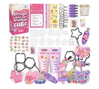 CRAFTY CATS DIY Kit Creativo Portachiavi Cupcake e Mollette 60 pezzi 2×50 ml