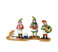 LEMAX - Crafty Elves, Set of 3