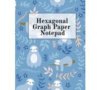 Crafty Hexagon Hexagonal Graph Paper Notepad (Tascabile)