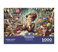 Crafty Woman Studio 1000 Pezzi Set Puzzle Puzzle Classico Cartone Robusto - Puzzle Per Coppie Ultra Difficili, Top Valutato, Attività Perfetta in Casa 38x26cm/1000pcs