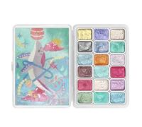 CraftyManor Forestry Shifting Set pittura ad acquerello (Macaron 18 Colors)