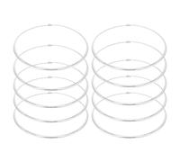 CRAFTYMELODY 10 collane girocollo in metallo in lega per la creazione di collane girocollo rigide e aperte. Gioiello rotondo, ideale come regalo per donna e per il tempo libero.