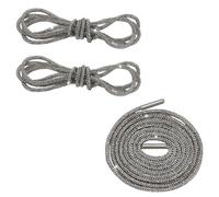 CRAFTYMELODY 2 lacci per scarpe in gomma con strass glitterati con estremità in lega Bling rotondo coulisse cordini per scarpe da ginnastica felpe con cappuccio pantaloni della tuta pantaloncini