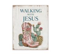 CRAFTYMELODY Stampe artistiche cristiane con versetti biblici, in stile rustico, stile rustico, decorazione da parete, 11 x 13,8 pollici, senza cornice