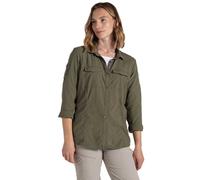 Craghoppers - Women's Nosilife Adventure Langarm Bluse III - Camicetta 48 olivia