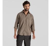 Craghoppers Craghopper Men's Kiwi Long Sleeved Shirt, Maglietta da Escursionismo Uomo, Pebble,