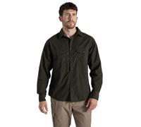 Craghoppers Expert Kiwi Long Sleeved Shirt Camicia Button-Down, Dk Cedar Grn, S Uomo