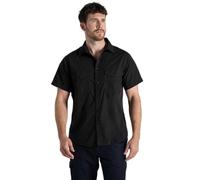 Craghoppers Expert Kiwi Short Sleeved Shirt, Camicia Button-Down Uomo, Black, XL