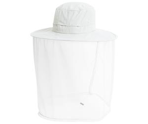 Craghoppers Nl Ultimate Cappello II Cappello Con Rete Zanzara Berretto Bianco
