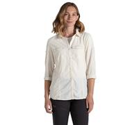 Craghoppers Nosilife Adventure Iii Long Sleeve Shirt Beige 42 Donna