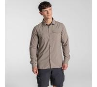 Craghoppers Nosilife Loukkos Long Sleeve Shirt Beige L Uomo