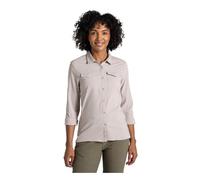 Craghoppers Nosilife Pro V Long Sleeve Shirt Beige 34 Donna