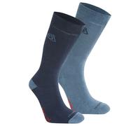 Craghoppers - Nosilife Travel Twin Pack Socks - Calze da trekking EU 39-42 blu