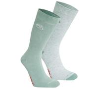 Craghoppers - Nosilife Travel Twin Pack Socks - Calze da trekking EU 43-47 grigio/turchese