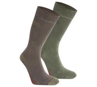 Craghoppers - Nosilife Travel Twin Pack Socks - Calze da trekking EU 43-47 olivia
