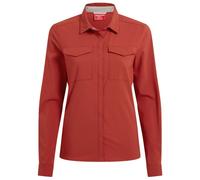 Craghoppers Nosilife Pro V Long Sleeve Shirt Rosso 44 Donna