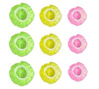 Cragmut 120 Pezzi Copertura per Alimenti, Coprivivande con Elastico Copertura in Plastica per Alimenti Coprivivande Plastica Riutilizzabili per la Protezione della Freschezza delle Verdure (3 Colori)