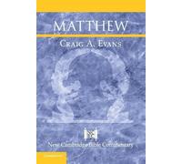 Craig A. Evans Matthew (Tascabile) New Cambridge Bible Commentary