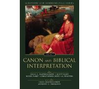 Craig Bartholomew Canon and Biblical Interpretation (Tascabile)