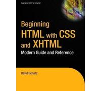 Craig Cook David Schultz Beginning HTML with CSS and XHTML (Tascabile)