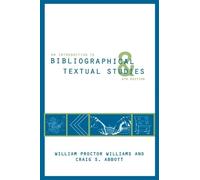 Craig S. Abbott William Pr An Introduction to Bibliographical and T (Tascabile)
