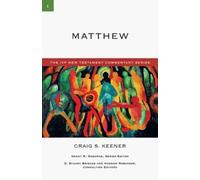 Craig S Keener Matthew (Tascabile) IVP New Testament Commentary