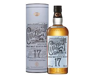 Craigellachie 17 Anni Speyside Scotch Single Malt Whisky con astuccio regalo, affinato in botti di Sherry e Bourbon, Vol. 46%, 70 cl / 700 ml