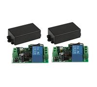 CRAKES 2X Universale 433 MHz AC 220V 1 Canale Interruttore di Mini Wireless Relè Ricevitore Modulo