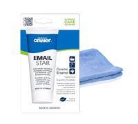 Cramer Email-Star - Pasta di pulizia per la pulizia di ceramica e superfici smaltate, con panno in microfibra in omaggio di kör4u® I Made in Germany